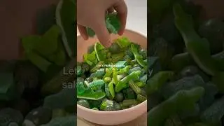 Doc told me to eat more greens 🤒 #candysalad #candy #stpatricksday #stpattysday #greencandy