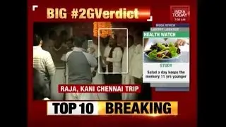 DMK Rolls Red Carpet In Chennai As Acquitted A Raja And Kanimozhi Arrives