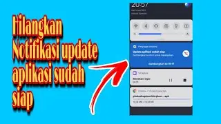 Cara super cepat hilangkan Notifikasi update aplikasi sudah siap