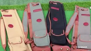 Canvas golf carry sunday bag - golf bag custom and wholesale supplier - HIBO Leather