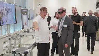 Slavnostn&iacute; otevřen&iacute; Testbedu pro Průmysl 4.0, ČVUT CIIRC