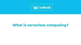 What is serverless computing? #shorts