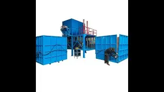 Rebonded Foam Machine Two Molds With Steam Boiler