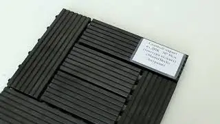 Садовый паркет из ДПК Master Deck вельвет. Антрацит