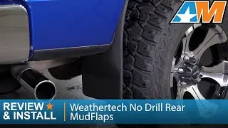 2004-2014 Ford F-150 Weathertech No Drill Rear MudFlaps Review & Install