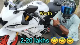 2023 New Yamaha R15 V4 Intensity White Review Tamil🔥| OBD-2 | White Colour 😀