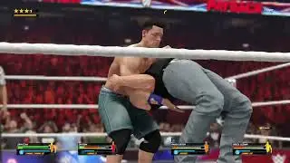 WWE 2K25 Extreme Rules Fatal 4-Way | John Cena vs Brock Lesnar vs CM Punk vs Randy Orton