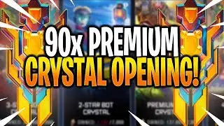*NEW* 90x PREMIUM BOT CRYSTAL OPENING! - Transformers: Forged To Fight