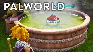 Building a Pal FACTORY and doing some casual fishing in Palworld Episode 5