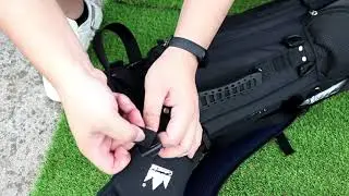 How To Attach The Backpack Bag Strap To A Golf Stand Bag