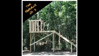 Ep. 3 Backyard Dirt Jumps | New Trail Name, New Features and Riding.