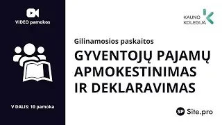 Gyventojų pajamų apmokestinimas ir deklaravimas