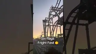 Six Flags Fright Fest 🎃 #sixflags #sixflagsamerica #gurnee #fypシ