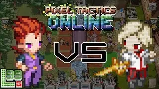 Pixel Tactics Online Preview - Lukas VS Demitras