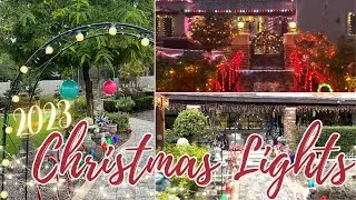 2023 Christmas Light Tour | Holiday Lights | Holiday Giveaway!! | Intentional Living | Cozy Living