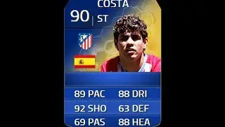FIFA 14 TOTS DIEGO COSTA 90 Player Review & In Game Stats Ultimate Team