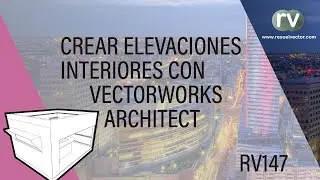 Crea Elevaciones Interiores automáticas con #Vectorworks - RV 147