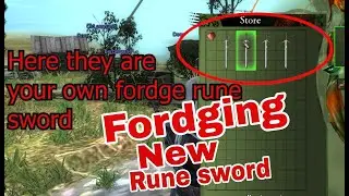 How to fordge a rune sword |Witcher 1|Enhanced Edition.