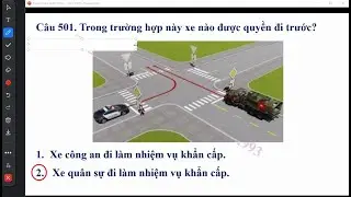 Học l&yacute; thuyết l&aacute;i xe &ocirc; t&ocirc; online- Từ c&acirc;u 455- 510 #9