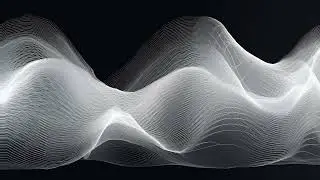 white abstract glowing luminous wavy strands wallpaper background elegant wave technology luxury