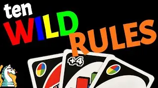Learn Ten WILD House Rules for the UNO card game!
