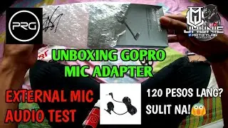 Unboxing GoPro Mic Adapter | Audio Test External Microphone