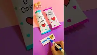 Diy friendship day gift idea 🤩🎀🌸💞| gift for best friend 😘 | diy gifts| diy chocolate gift idea