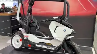 New BMW Vision CE Concept (2026) &ndash; No Helmet Needed? | Walkaround & Details (EICMA 2025)