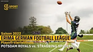 Re-Live: Playoff-Viertelfinale zwischen Potsdam Royals & Straubing Spiders | SDTV American Football