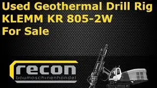 Used KLEMM for Sale KR 805-2W Geothermal Drill Rig - Micro Piling, Anchor Drill Rig