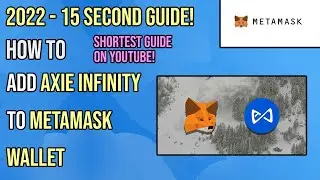 How To Add Axie Infinity To MetaMask | 15 second guide - 2022