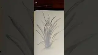 pineapple tree with pencil 🤩 #visionofart  #treedrawing