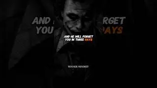 That's the reality... #jokermotivationalquotes #hardquotes