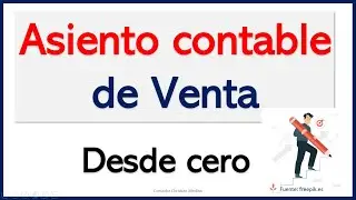Asiento contable de venta