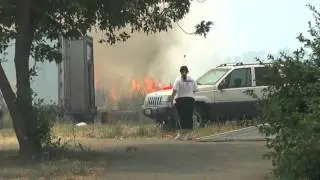 Grass Fire Elverta Ca. June 19th, 2010
