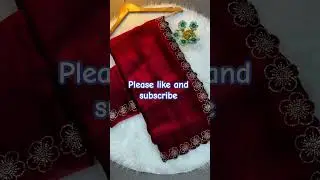 FLOWER PORT CUT DANA DIAMOND PANEL WORK SAREERICH SPACE SILK SOFTANDSHINE#viral shorts video #saree