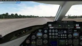 Learjet 35A short flight