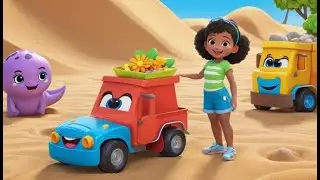 Sandbox Trucks Go Dig Dig Dig | Nursery Rhyme | Kids Songs | Baby Music | Toddler Songs