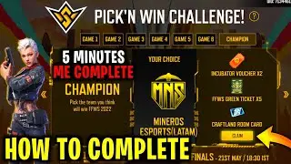 HOW TO COMPLETE PICK'N WIN CHALLENGE EVENT l FF NEW EVENT l FREE FIRE NEW EVENT l PICK N WIN EVENT