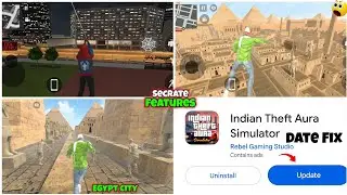 Indian Theft Aura Simulator New Update Date Fix | Night Mode Add | Egypt City Add | Secret Feature 