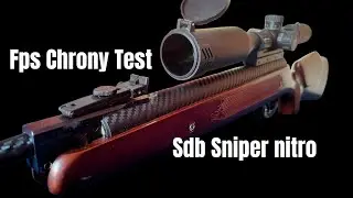 Sdb Sniper nitro chronograph test|best indian airgun chrony testairgun fps testairrifle chrony tast