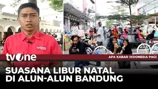 Alun-alun Kota Bandung Ramai Wisatawan | AKIP tvOne