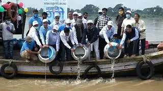 Ganga Ranching by Hon'ble Director General, ICAR AT Gandhi Ghat
