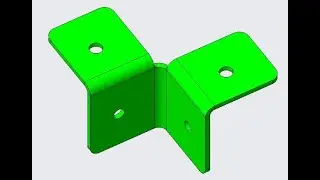 Learn how to create sheetmetal bending part in Creo - sheetmetal design 11