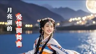 Music「月亮湖的爱情圆舞曲 ཟླ་བའི་མཚོ་ཁར་དགའ་བའི་ཝལ་ཙི།」Love waltz by the Moon Lake #tibetan#Gufeng #西藏音乐 #华语流行