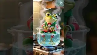 People get used to it! #people #frog