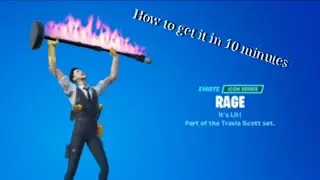 How to get rage emote in fortnite