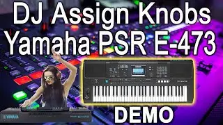 Assign or Live Control Knobs | ऑर्केस्ट्रा के मतलब के ऑप्शन | இசைக்குழுவின் காக | Yamaha PSR E473