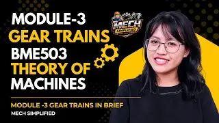 Gear Trains | Module 3 | BME503 Theory of Machines | VTU Mechanical #bme503 #theoryofmachines #vtu