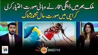 Dengue fever has become an epidemic in country - Situation in Karachi is alarming - Geo Pakistan